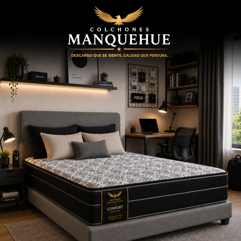 Colchón Manquehue Confort | Equilibrio Perfecto entre Soporte y Comodidad