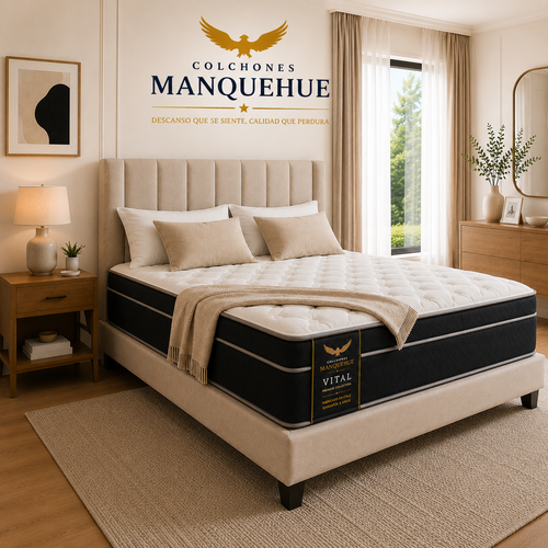 Colchón Manquehue Vital | Descanso Premium y Soporte Superior