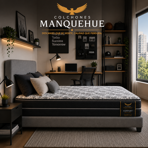 Colchón Manquehue Confort | Equilibrio Perfecto entre Soporte y Comodidad